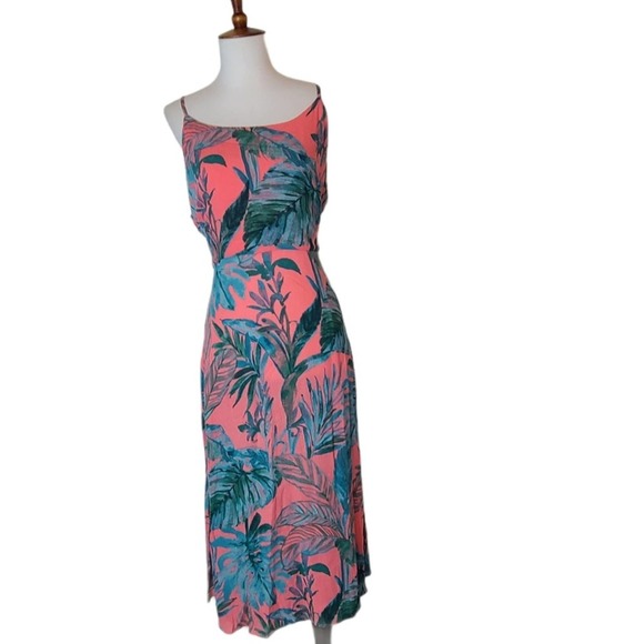 Cynthia Rowley Dresses & Skirts - Cynthia Rowley Midi Tropical Orange Dress 8 NWT